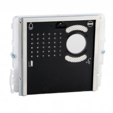 Comelit 33410 Zero Button Audio-Video Module with Black Faceplate