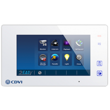 CDVi CDV47-W 2Easy 2 Wire 7" Touch Screen Memory Monitor White