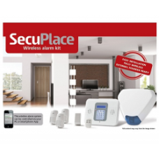 SecuPlace ELKITSP3TRI Wireless Burglar Alarm System, with Sounder
