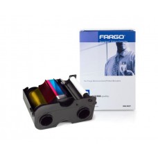 Fargo DTC1250/1000 YMCKO Colour Ribbon with Cleaning Roller, 045000 (250 Prints