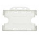 CTS-Direct YA302-L-N(D) Open Face Double Sided Rigid Badge Holder, Landscape - NATURAL CLEAR