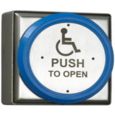 RGL EBLPP02 Large Push Plate RTE with Disabled Logo - (Face plate only) 
