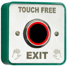 RGL EBNT/TF-1 Touch Free Exit button, Stainless Steel