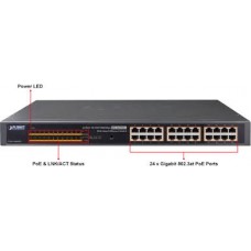 GSW-2400HPS 24-Port 10/100/1000Mbps 802.3at PoE+ Web Smart Ethernet Switch